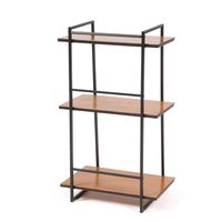 ウッド＆アイアン3段シェルフ ナチュラル　ラック　 studio CLIP