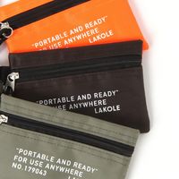 ポーチ　ロープ巻きカラビナポーチ カーキ LAKOLE/ラコレ