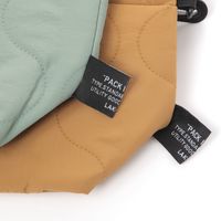 キルト2WA巾着バッグ コヨーテ LAKOLE/ラコレ