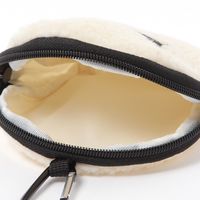 ボアミニサークルポーチ ホワイト LAKOLE/ラコレ