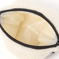 ボアスクエアポーチ ホワイト LAKOLE/ラコレ