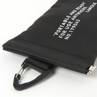 ポーチ　撥水 WRクチバネポーチ ブラック LAKOLE/ラコレ