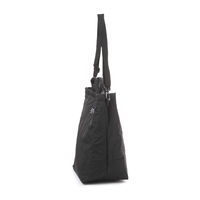 キルト2WAYショルダートートバッグ ブラック LAKOLE/ラコレ