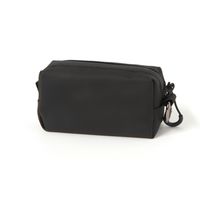 ポーチ　撥水 WRミニスクエアポーチ ブラック LAKOLE/ラコレ