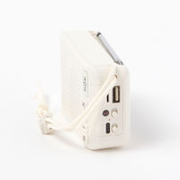 FMラジオ&ワイヤレススピーカー アイボリー LAKOLE/ラコレ