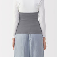 無印良品 レディース 婦人 あったか綿 はらまき 婦人Ｌ ミディアムグレー 良品計画