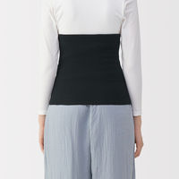 無印良品 レディース 婦人 あったか綿 はらまき 婦人Ｌ 黒 良品計画