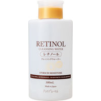 プラチナレーベル レチノールクレンジングウォーター（メイク落とし＋洗顔＋化粧水）500ml ドウシシャ