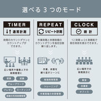 キングジム ビジュアルバータイマー 大型 シロ VBT100-W 1台