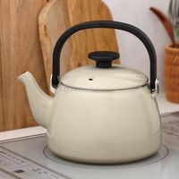 ケトル 2.5L やかん 琺瑯 IH・ガス火対応 グレージュ CTP-2.5K.GG 1個 富士ホーロー