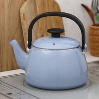 ケトル 2.5L やかん 琺瑯 IH・ガス火対応 アッシュブルー CTP-2.5K.AB 1個 富士ホーロー