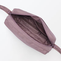 無印良品 背面ポケット付き 撥水ショルダーバッグ ラベンダー タテ１７×ヨコ２８×マチ６ｃｍ 良品計画