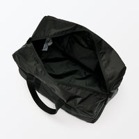 無印良品 たためる 撥水 横型ボストンバッグ 黒 タテ３４×ヨコ４４×マチ２１ｃｍ 良品計画