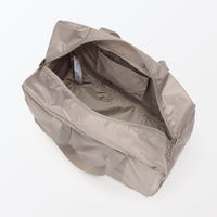 無印良品 たためる 撥水 横型ボストンバッグ ダークベージュ タテ３４×ヨコ４４×マチ２１ｃｍ 良品計画