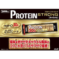 1本満足バー プロテインストロング キャラメル　1セット（6本）　プロテイン30g　チョコバー　アサヒグループ食品