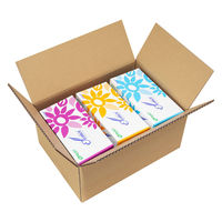 ノーブランド 底面B4 100サイズ ダンボール CB04-0010-AS 4573639424203 1セット(10枚入)（直送品）