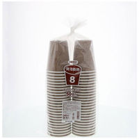 シモジマ ヘイコー発泡断熱カップ 8オンス タイポアート 004537103 1袋(50個)（わけあり品）