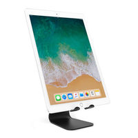 タブレットスタンド /7～13インチ対応/卓上タイプ/BIG SWING/ブラック AS-BSBM-BK 1個 アーキサイト（わけあり品）