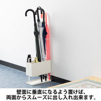 COLLEND（コレンド） 傘立て 10本収納 幅277×奥行126×高302mm ホワイト AS-US-WH 1台 オリジナル オリジナル（わけあり品）