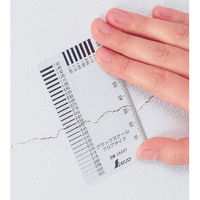 シンワ測定 クラックスケール クリアタイプ 58697 1個（わけあり品）