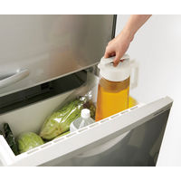 茶こし付き冷水筒 2.1L ドリンク・ビオ D-210Tホワイト A8040WH 1セット（1個×3） 麦茶ポット 耐熱 ピッチャー アスベル