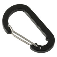 アーテック SD-38 アルミカラビナ ブラック 46792 1セット(1個×5)（直送品）