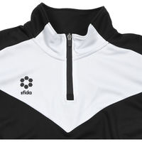 SFIDA(スフィーダ) フットサル ジャケット BP ウォームアップHZトップ S ブラック SA23812 1枚（直送品）