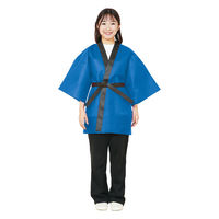 アーテック カラー不織布ハッピ(帯付) 青 M 19139 1セット(1枚×4)（直送品）