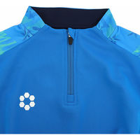 SFIDA(スフィーダ) フットサル ジャケット Teampress ウォームアップHZトップ S ブルー SA25802 1枚（直送品）