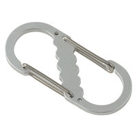 アーテック SA-2 Wフックカラビナ シルバー 46810 1セット(1個×3)（直送品）