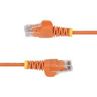 Startech.com CAT6 LANケーブル スリム 15m オレンジ より線 ツメ折れ防止 N6PAT15MORS 1個（直送品）