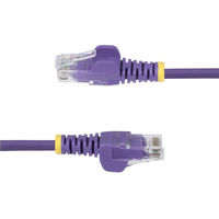 Startech.com CAT6 LANケーブル スリム 15m パープル より線 ツメ折れ防止 N6PAT15MPLS 1個（直送品）