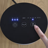 YAMAZEN セラミックヒーター コンパクト 室温センサー 首振り マイコン式 静音 1200W DSF-MR12(B) 1台