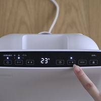 YAMAZEN 大風量セラミックヒーター パネル型 温度/人感センサー 切タイマー 1200W DSF-SU12(W) 1台