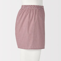 無印良品 メンズ　紳士 綿ブロード 前開き トランクス 紳士Ｌ バーガンディチェック 良品計画