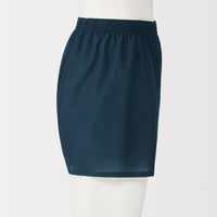 無印良品 メンズ　紳士 なめらか 前開きトランクス 紳士Ｍ ネイビー 良品計画