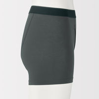 無印良品 メンズ　紳士 なめらか 前開きボクサーパンツ 紳士Ｓ ダークグレー 良品計画