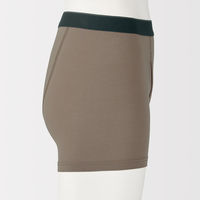 無印良品 メンズ　紳士 なめらか 前開きボクサーパンツ 紳士Ｓ モカブラウン 良品計画