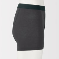 無印良品 メンズ　紳士 なめらか 前開きボクサーパンツ 紳士Ｓ ブラウン 良品計画