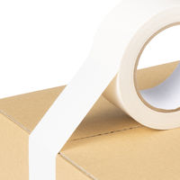 アスクル 現場のチカラ カラー布テープ 白 幅50mm×長さ25m エコノミータイプ 1巻 オリジナル