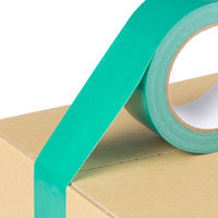 アスクル 現場のチカラ カラー布テープ 緑 幅50mm×長さ25m エコノミータイプ 1巻 オリジナル