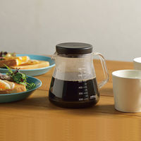 コーヒーサーバー コーヒーポット 750mL ブラック ストロン TW-3727 1個 食洗機対応 割れにくい 日本製 曙産業