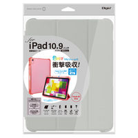 ナカバヤシ iPad 10.9インチ用 衝撃吸収ケース グレー TBC-IP2202GY 1個
