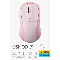 ワイヤレスマウス 静音 Bluetooth/無線2.4GHz 7ボタン チルト ピンク M-MY40MBSPN-G エレコム 1個（直送品）