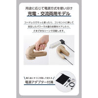 毛玉取り 電動 充電式 交流式 両用 6枚刃 風合いガード5段階 毛玉クリーナ ベージュ TEC-KD5000-C テスコム 1個（直送品）