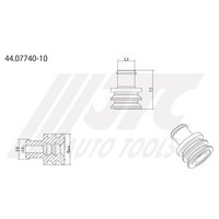 JTC 防水栓 イエロー 10個入り 44.07740-10 1個(10個)（直送品）