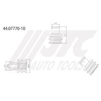 JTC 防水栓 レッド 10個入り 44.07770-10 1個(10個)（直送品）