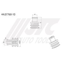 JTC 防水栓 グリーン 10個入り 44.07760-10 1個(10個)（直送品）