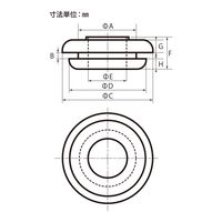 和気産業 膜付グロメット4個入 SG-16A 1セット(68個:4個×17個)（直送品）