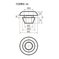 和気産業 差込バンパー10個入 RB-412 1セット(80個:10個×8個)（直送品）
